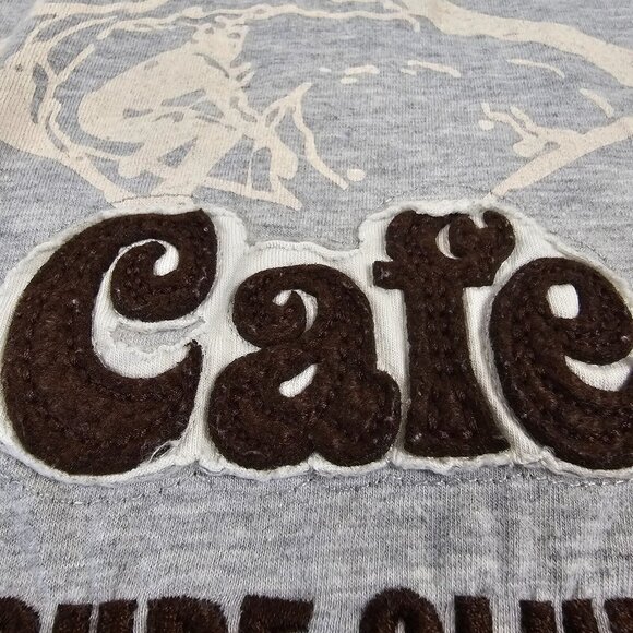 Rainforest Cafe Shirt Mens Large Gray Raised Letters Surf Club Souvenir Beach - Picture 5 of 10